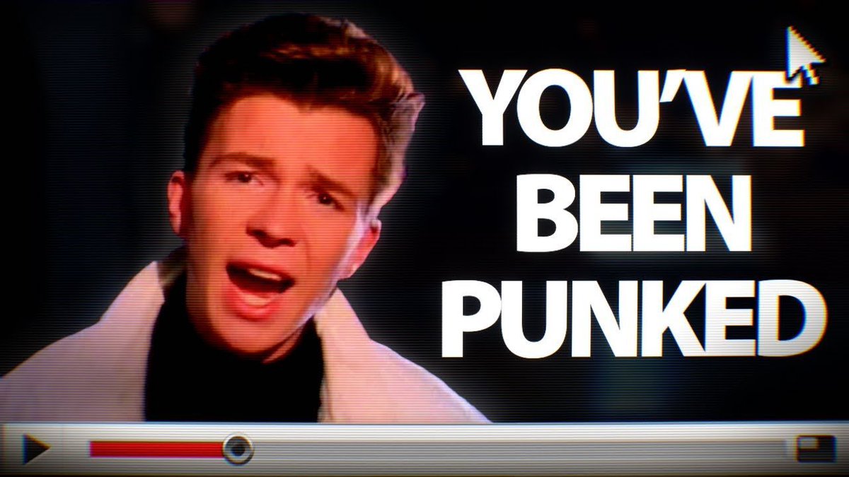 Rick Roll tweet media