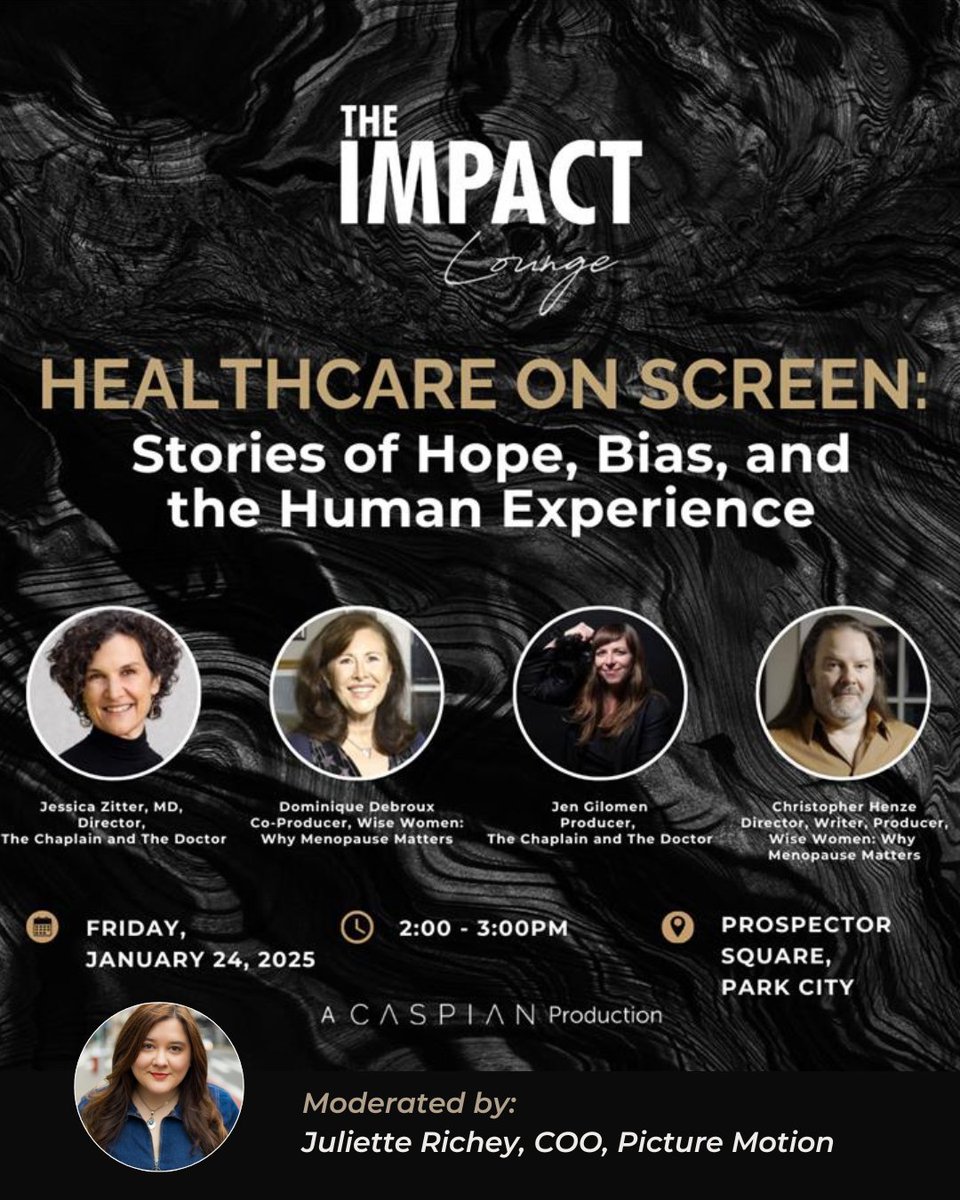 🎥#Sundance Panel Spotlight: “Healthcare on Screen: Stories of Hope, Bias, and the Human Experience.”

Join the visionary filmmakers behind 2 groundbreaking films that tackle diverse facets of the healthcare system, each with a deeply human perspective.