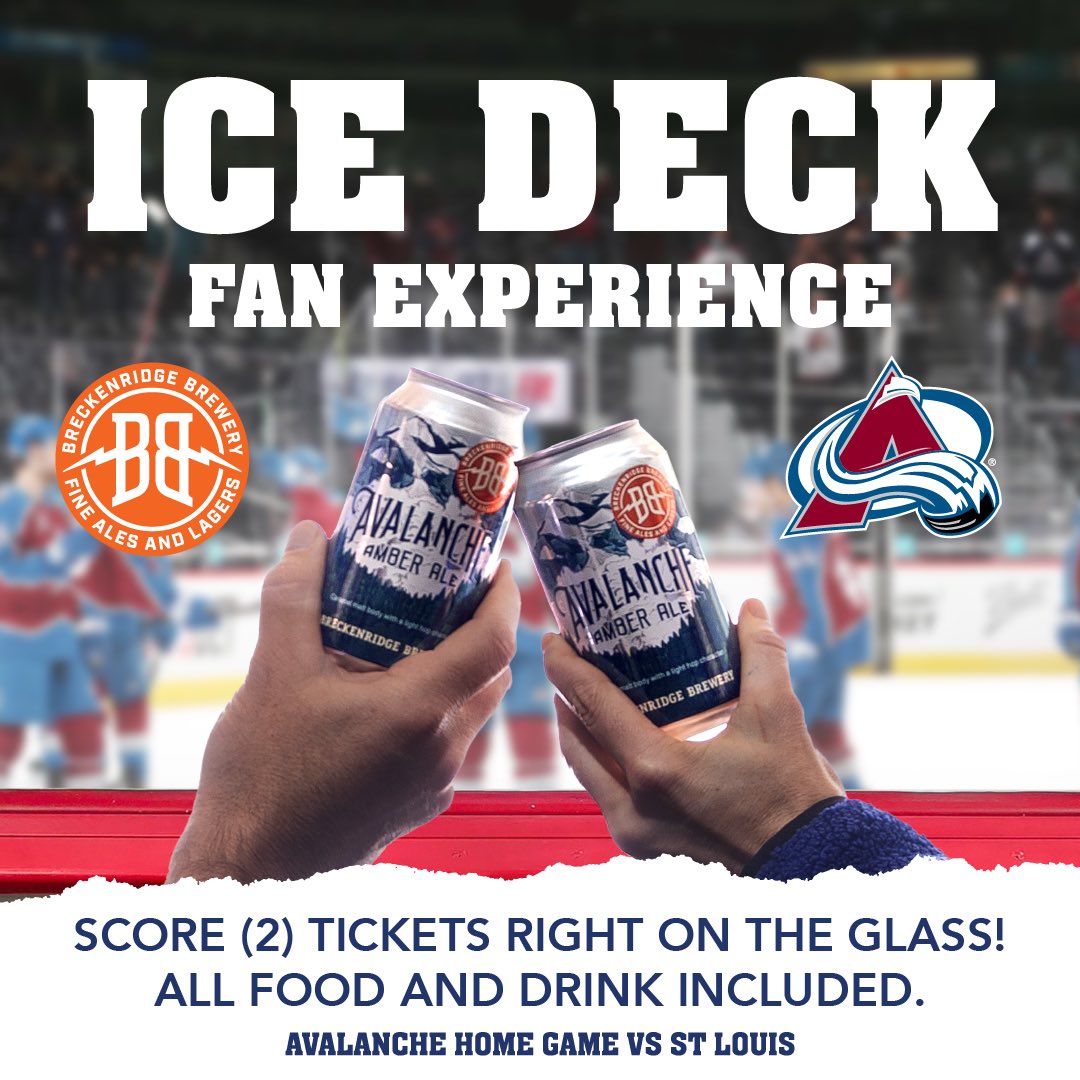 THIS COULD BE YOU! Enter to win at BreckBrew.com/icedeck