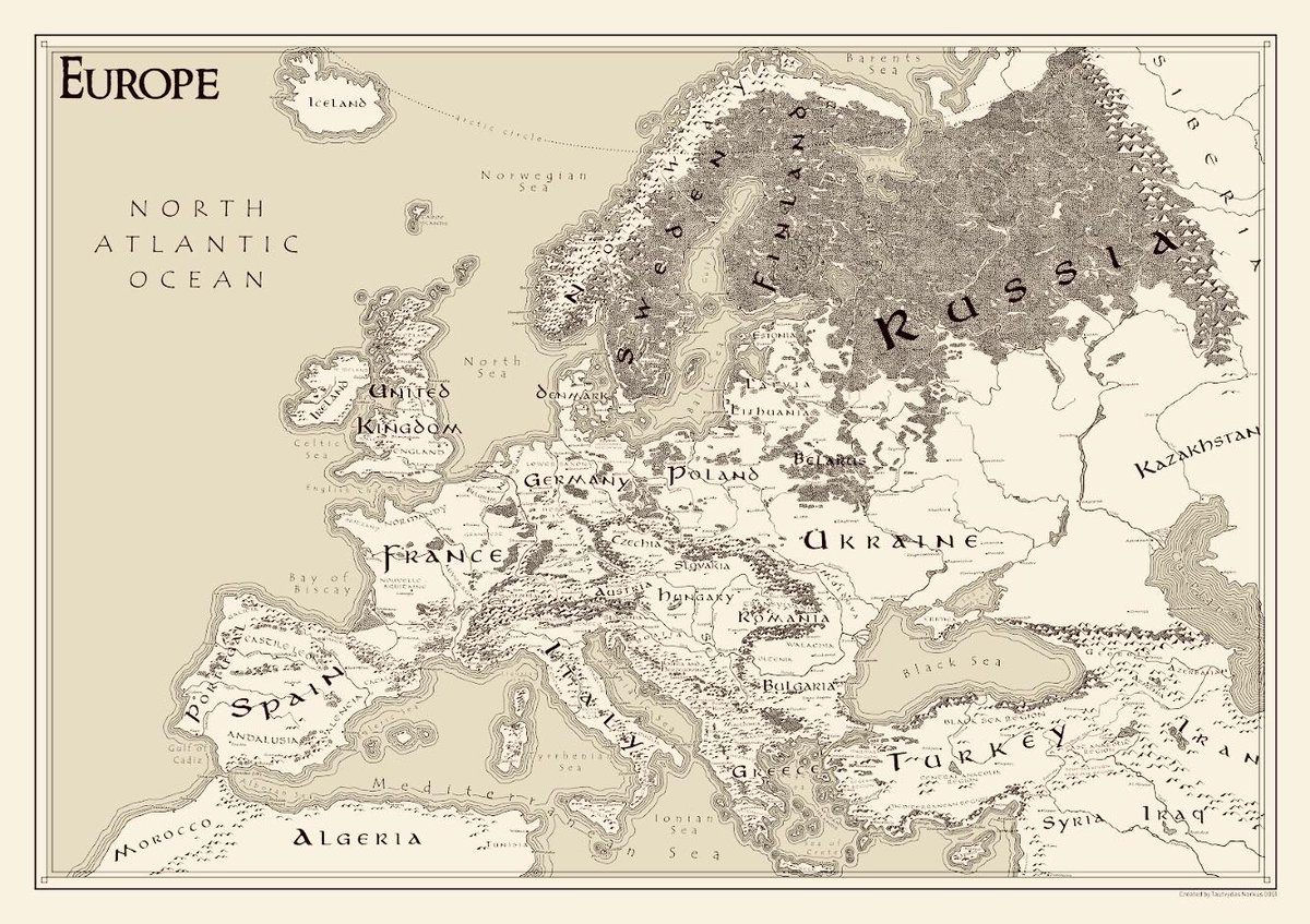PhilKarapiperis's tweet photo. @Nerdrotics 
Turkey = Mordor
Gondor = Byzantine empire/Greece
Italy = Anfalas/Belfalas region
Osgiliath = Constantinople, (former capital until it fell to Mordor)
Athens = Minas Tirith (New capital after Osgiliath fell)
Aegean sea = Pelennor Fields https://t.co/kHuqZKbPad