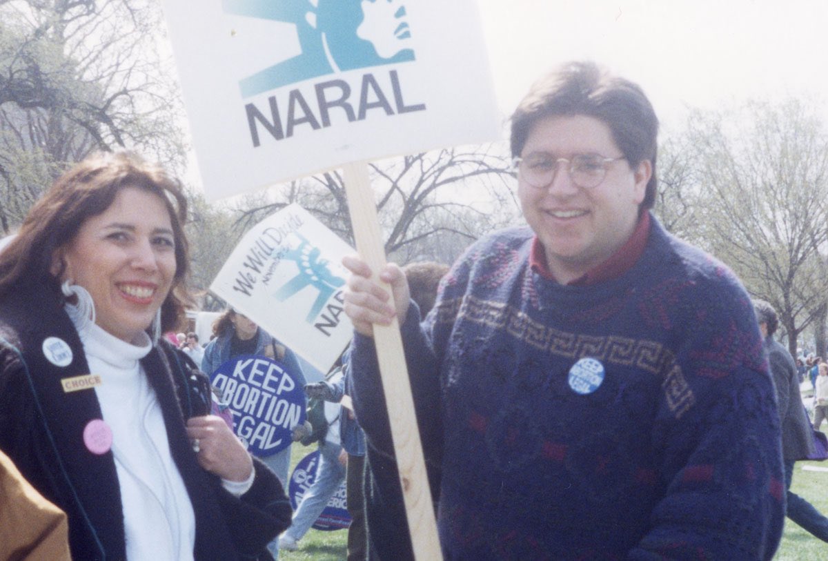 I've been marching for reproductive rights for a long time.

And I won't stop now as your governor — no matter who the president is.