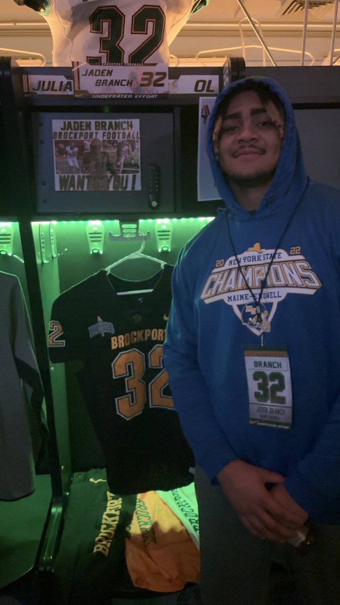 Jaden branch (@jtbranch32) on Twitter photo #AGTG after a great call with <a href="/coachmangone/">Jason Mangone</a> and a good visit I’m blessed to receive my 6th offer from <a href="/BPort_Football/">Brockport Football</a> ! #AGTG after a great call with <a href="/coachmangone/">Jason Mangone</a> and a good visit I’m blessed to receive my 6th offer from <a href="/BPort_Football/">Brockport Football</a> !