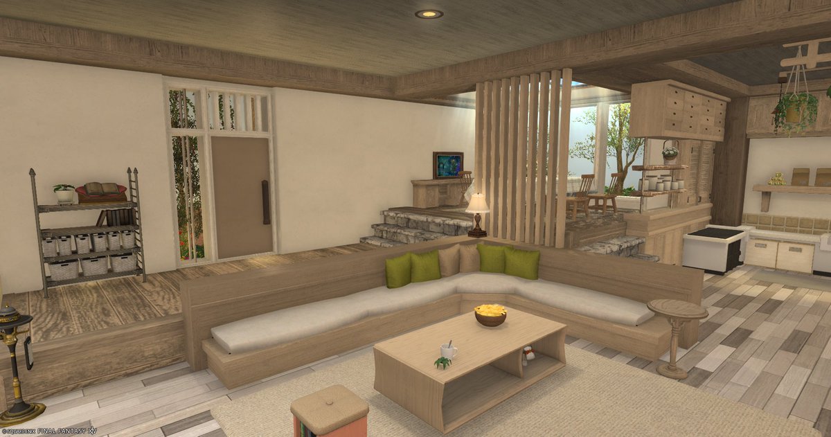 『　natural room　』

MeteorDC / Shinryu / ミストヴィレッジ20-29 M

見学、撮影ご自由にどうぞ！

#FF14housing #FF14ハウジング #HousingEden #Hy_housing