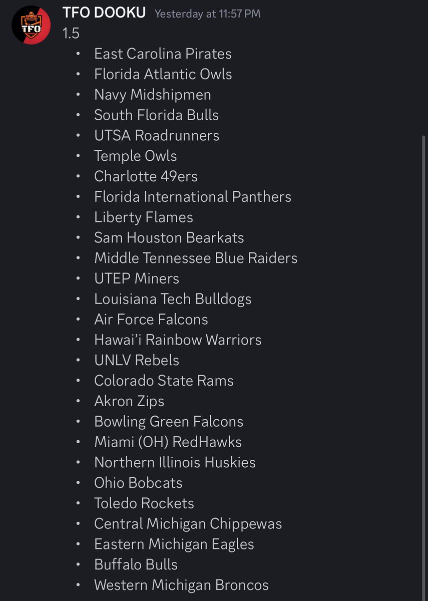 TFO_Dooku's tweet photo. 📌CFB REBUILD DYNASTY📌
-PS5 
-3 Stars &amp; Below
-COMMUNICATION THRU DISCORD

#CFB25 #CollegeFootball25 #cfbdynasty https://t.co/HfjZDJtYmk