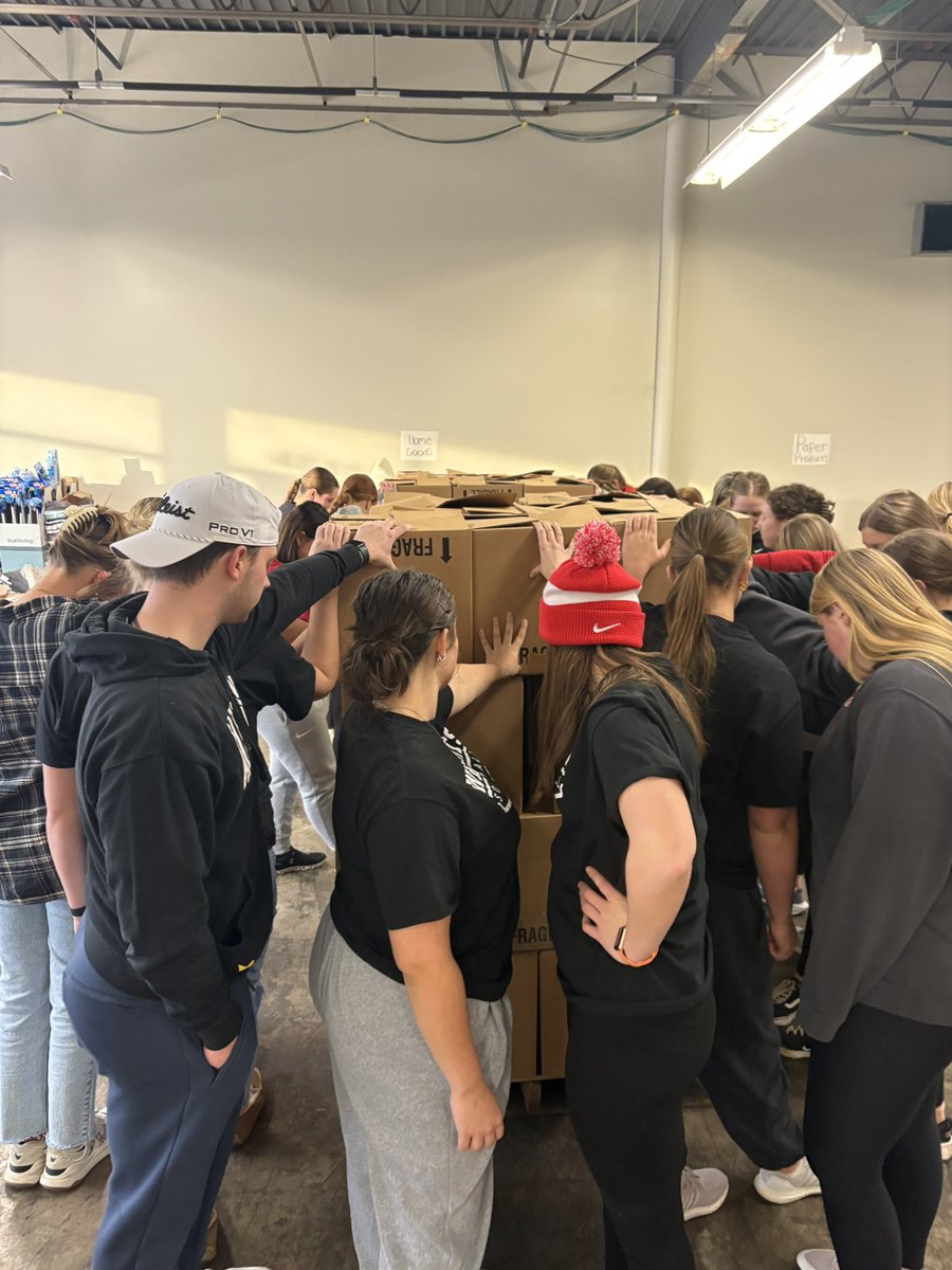 Team 38 had the chance to give back this afternoon in a special way. Praying for those who will be blessed by these resources in the year to come.