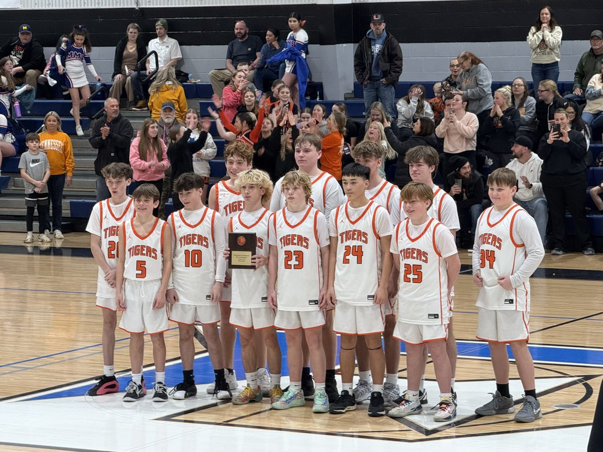 Congrats to our PFJH Tigers!
Area Champs!!