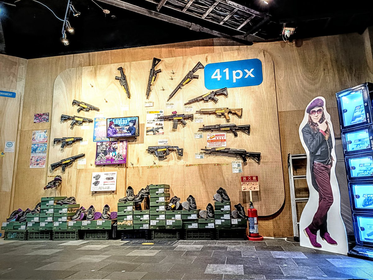 ATTTairsoft's tweet photo. #サバゲー #エアガン #秋葉原 #41px #サバゲー女子
エアガンもサバゲーも初めてのチーム参加希望の女性の方とアキバの41PXに行ってきました！
たくさん試射させてもらって楽しんで貰えました✨
スタッフの皆さん、UGAさん、RYOさんありがとうございました！ https://t.co/OGjz5oSb8V