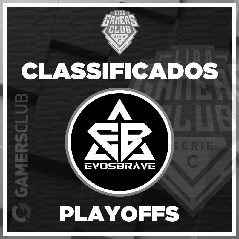evosbrave's tweet photo. CHEGAMOS NOS PLAYOFFS!!!
Vamos em busca da Série B!
#goevos #evosbrave #gamersclub #seriec #gc https://t.co/DyJD7U2HFk
