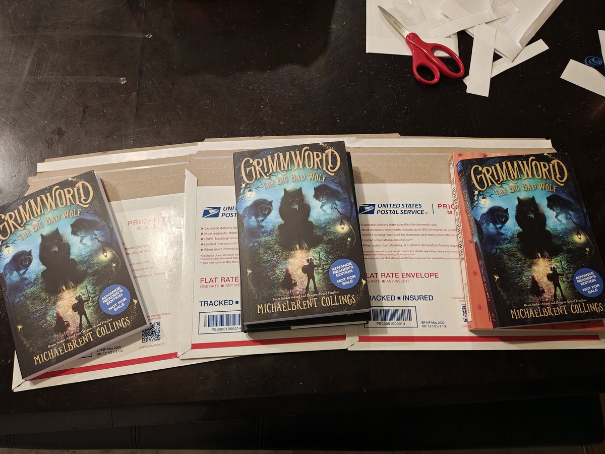 Sending copies to friends, fans, and reviewers...