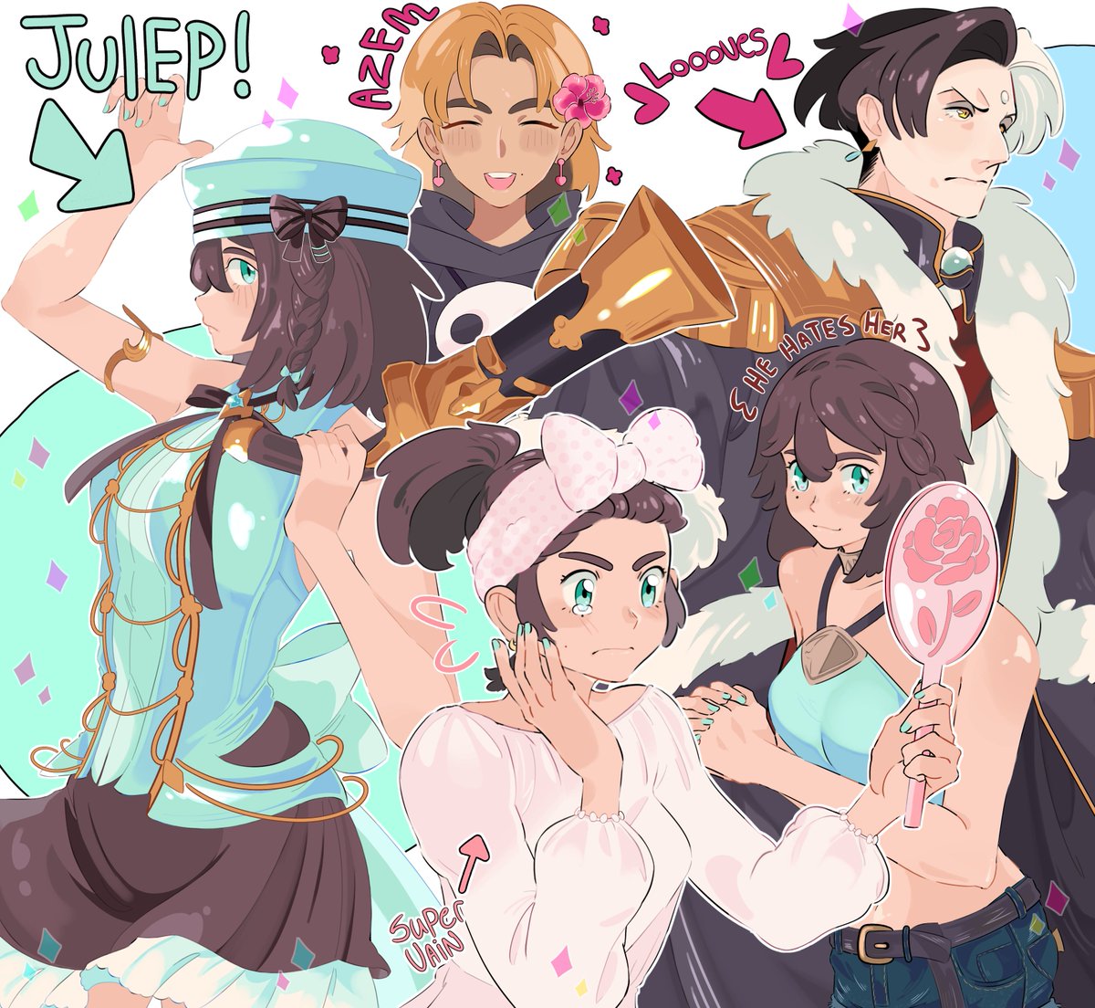 Silly WOL stuff feat. Azem n Emet-Selch #FF14 #FFXIVART