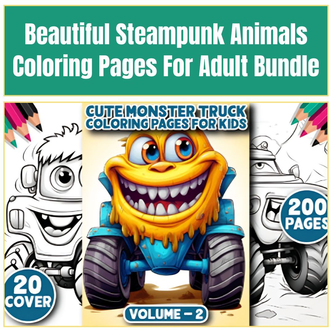 ColorMe3Digital's tweet image. 🚜 200 Monster Truck Coloring Pages! 🚜
Adorable designs + 20 book covers. Perfect for kids who love trucks! 🎨

✨ Includes:
✅ 200 pages (JPG/PNG/PDF)
✅ Action-packed fun 🌟

#MonsterTrucks #KidsColoring #CreativeFun