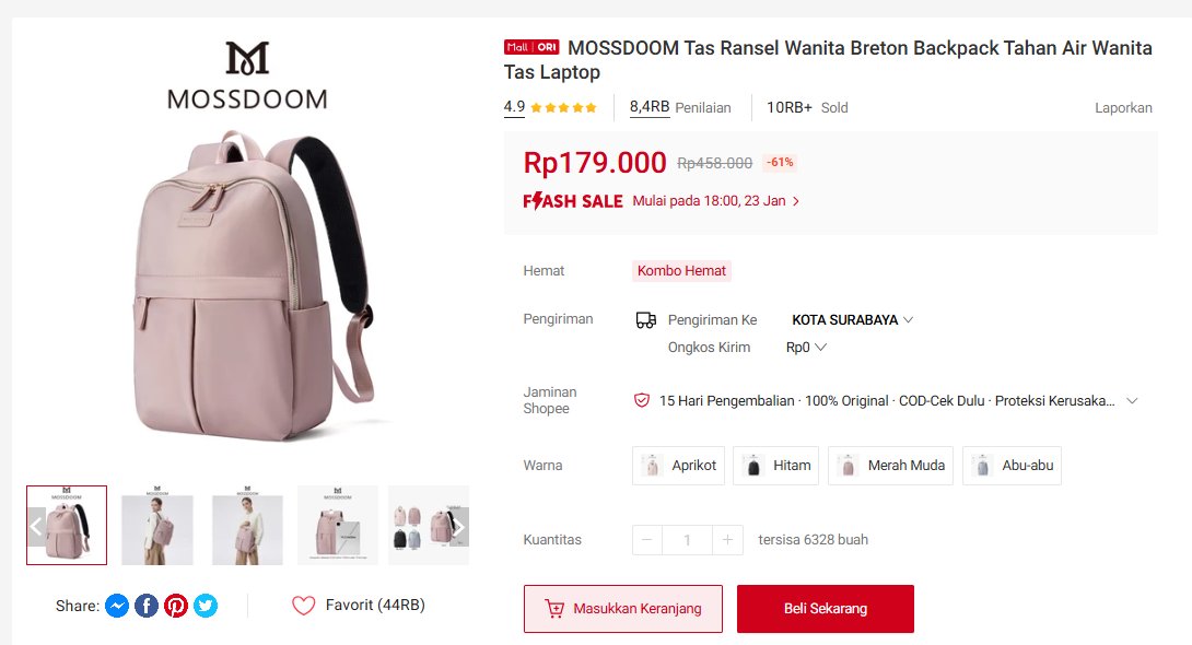 Fzazizu's tweet photo. Tas ransel mossdom 🥰😍

Link: https://t.co/36rH2AhBc5

#fypviral #fyp #shopeehaul #Shopee #virals #tasmossdom #tasviral https://t.co/1wjRSTzCEr