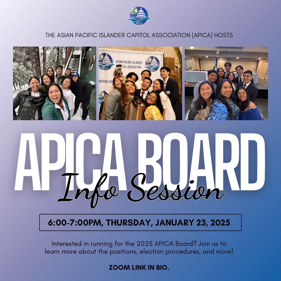 ✨TOMORROW !✨
Interested in running for the board? Join us TOMORROW for an info session! Link in our bio!