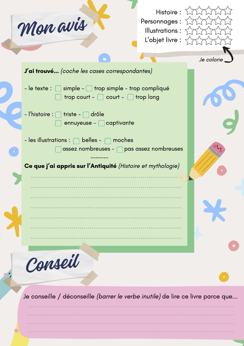 Pour la 6e édition du Prix Littérature Jeunesse Antiquité, les élèves participant peuvent utiliser les Cahiers de lecteur que nous mettons à leur disposition.
cc <a href="/acgrenoble/">Académie de Grenoble</a> <a href="/HeleneInsel/">Hélène Insel</a>