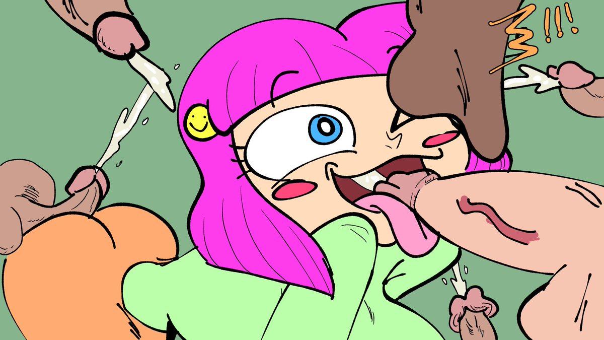 DebilDebbie's tweet photo. ok here's part 3, angie has canonically swallowed GALLONS of cum. https://t.co/uVp8ejLRa5