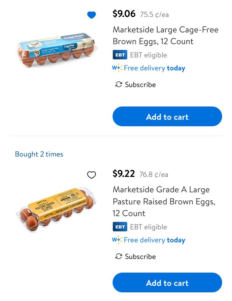 acnewsitics's tweet photo. Donald Trump lied, he did not bring down the price of eggs on day one. It went up by almost 40%. It was much lower under Biden. https://t.co/0VOZPXwrKu