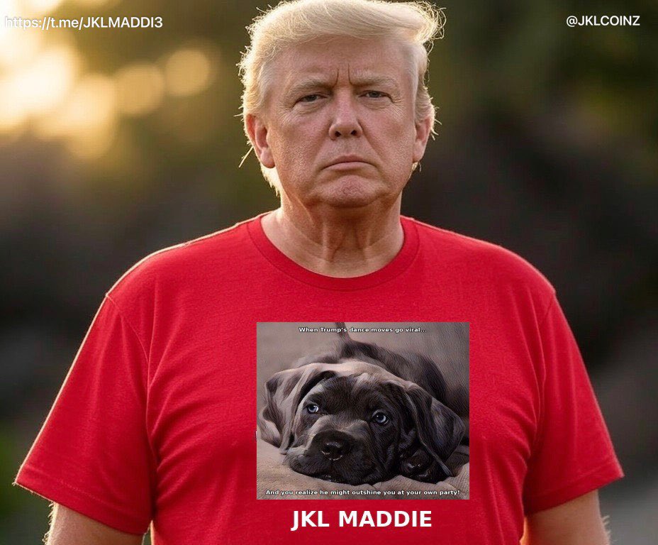 jklcoinz's tweet photo. Thanks @POTUS for supporting the JKL MADDIE - $JKLM family and brand. https://t.co/tzpRFCOInr