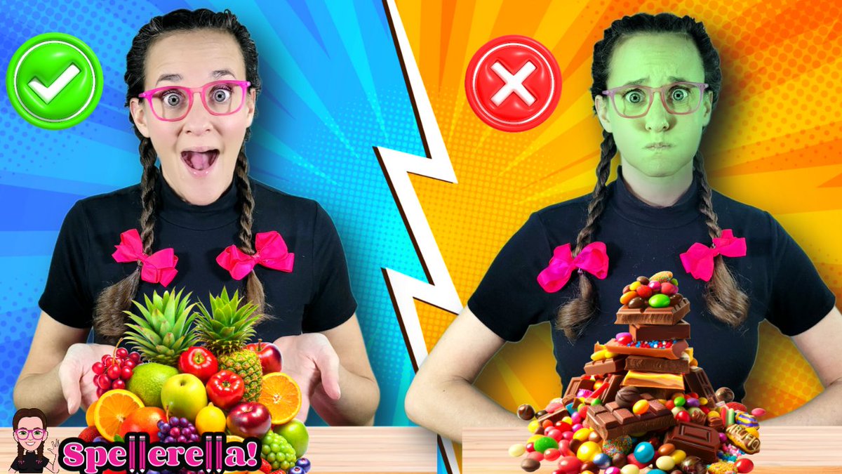 spellerella's tweet photo. NEW healthy eating habits video out now! 🌽🍎🥕
https://t.co/tOZqjN5lcQ https://t.co/zYaiEIgIFM