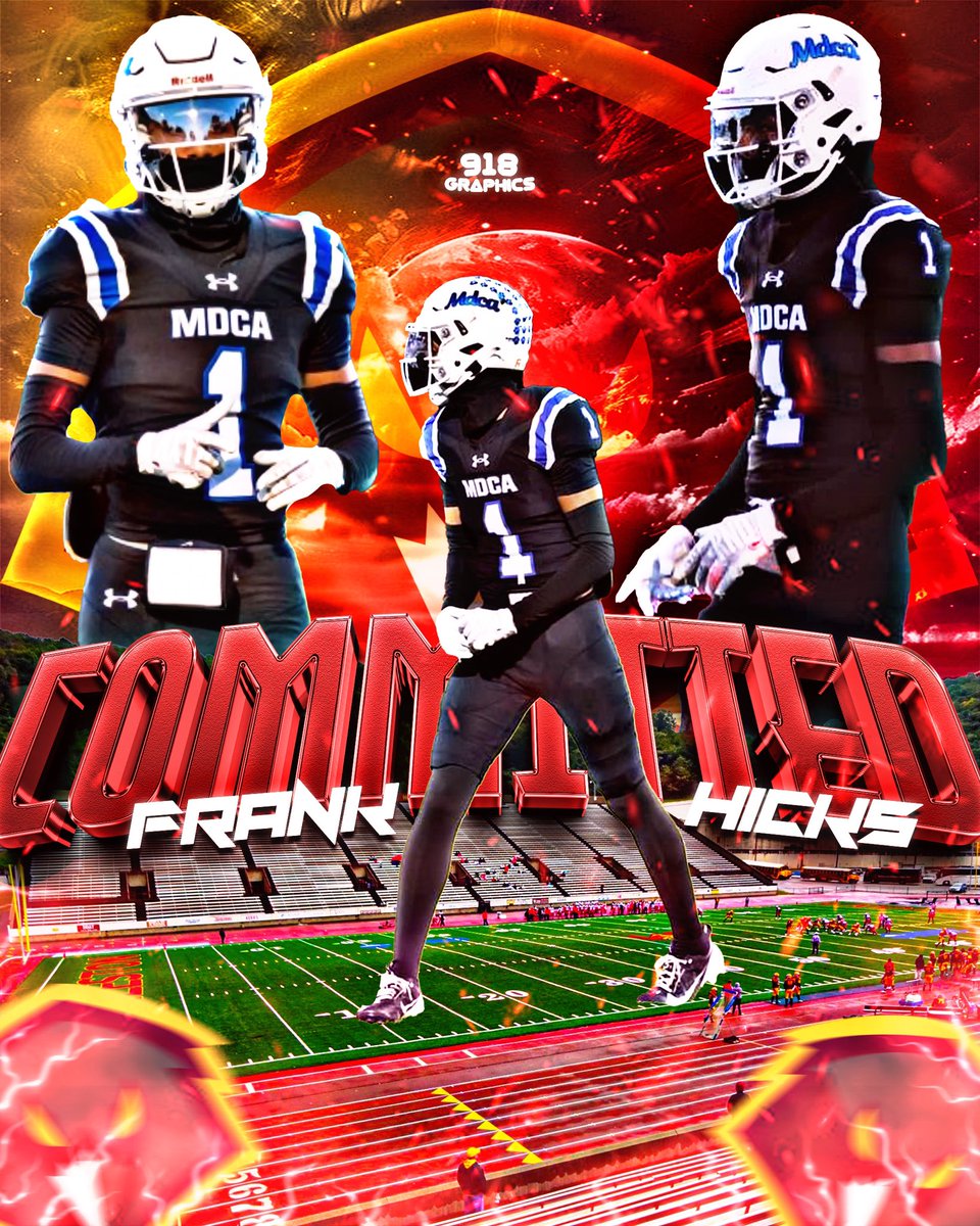 I give all the glory to God. I am very thankful for everyone that has been a part of my journey. I appreciate every coach who recruited me and offered me an opportunity at the next level. With that being said I am COMMITTED to the University of Charleston WV to continue my