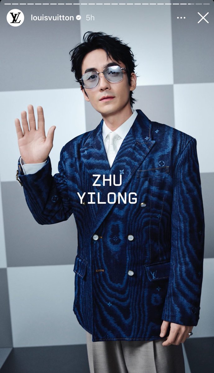 Jan 23 IG: Louis Vuitton house ambassador Zhu Yilong featured in the brand’s IG story 

🔗 instagram.com/stories/louisv…

#zhuyilong #朱一龙 #朱一龍 #LouisVuitton #LVMenFW25 #ParisFashionWeek