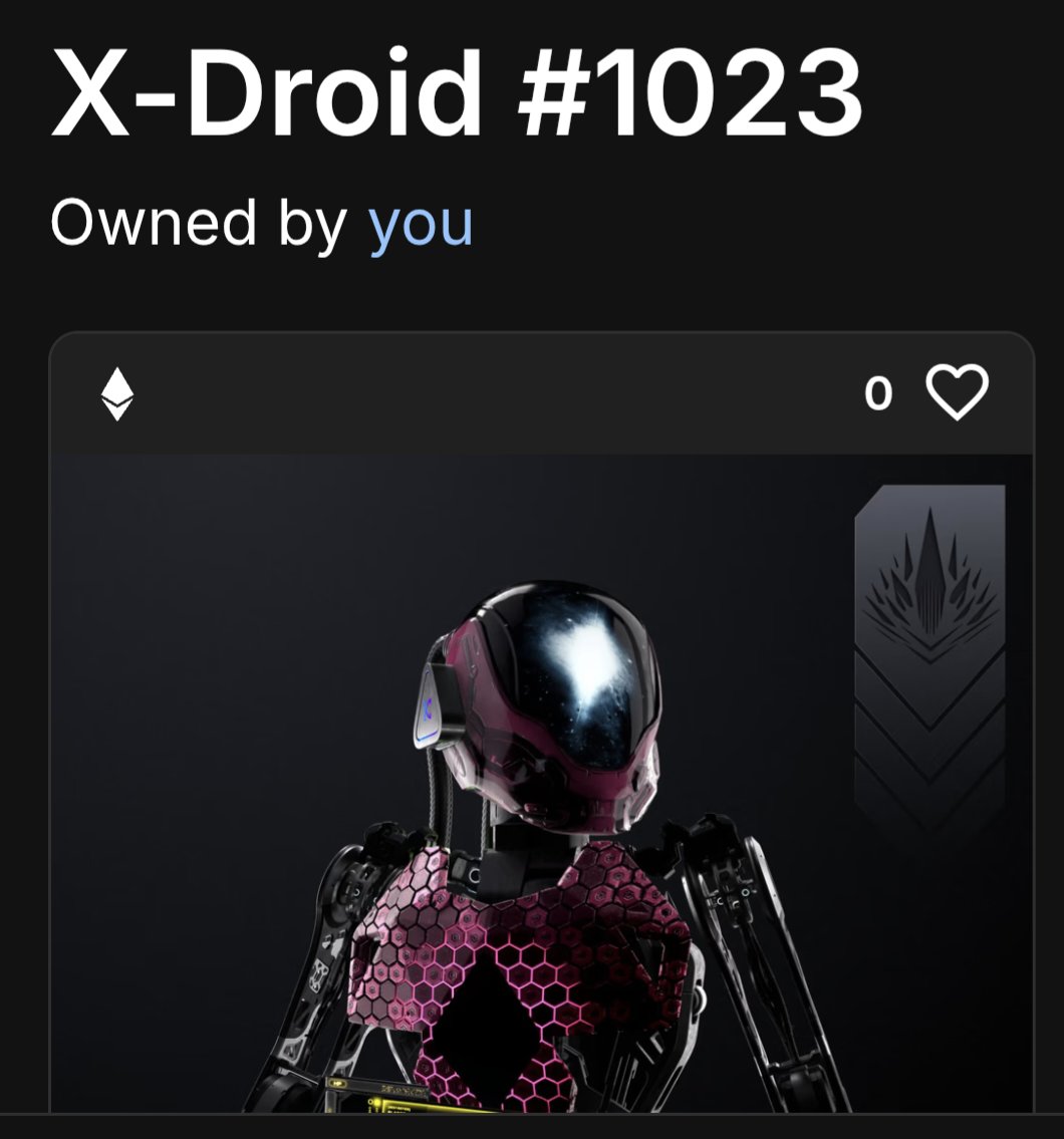 Metamomof4's tweet photo. Holy crap 😳 I just checked my wallet &amp; seen I received my @play_planetx #XDroid LFG 🔥🖤🎮 https://t.co/5CoqxNMstB