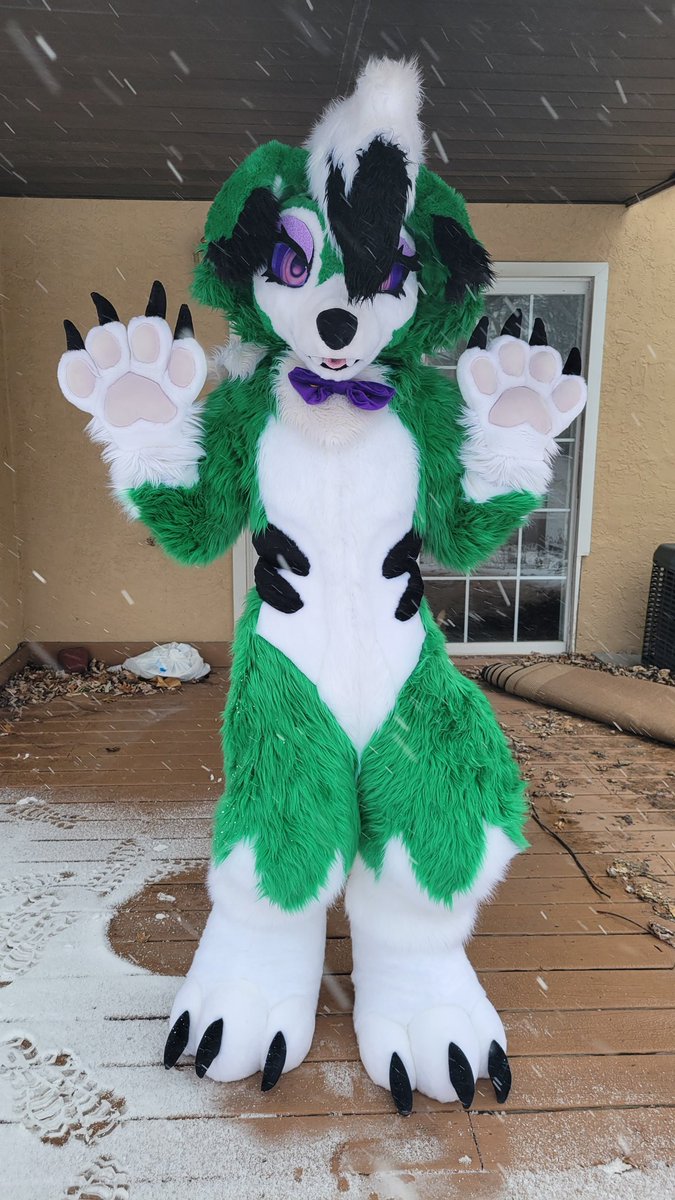 Lycanroxxx's tweet image. FULLSUIT ACQUIRED‼️

Wonderful work by @FruitsOfElune, thank you SO SO much!! He's so comfy and fun to wear, I couldn't be happier with him!