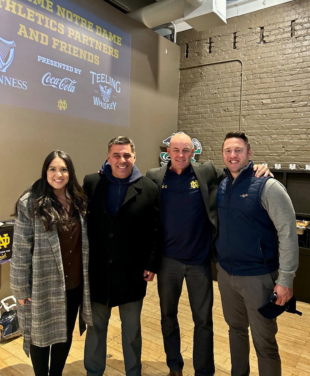 An absolutely incredible experience at the <a href="/NDFootball/">Notre Dame Football</a> sponsors pre-game party hosted by <a href="/JMISports/">JMI Sports</a> while in Atlanta for the CFP Championship Game