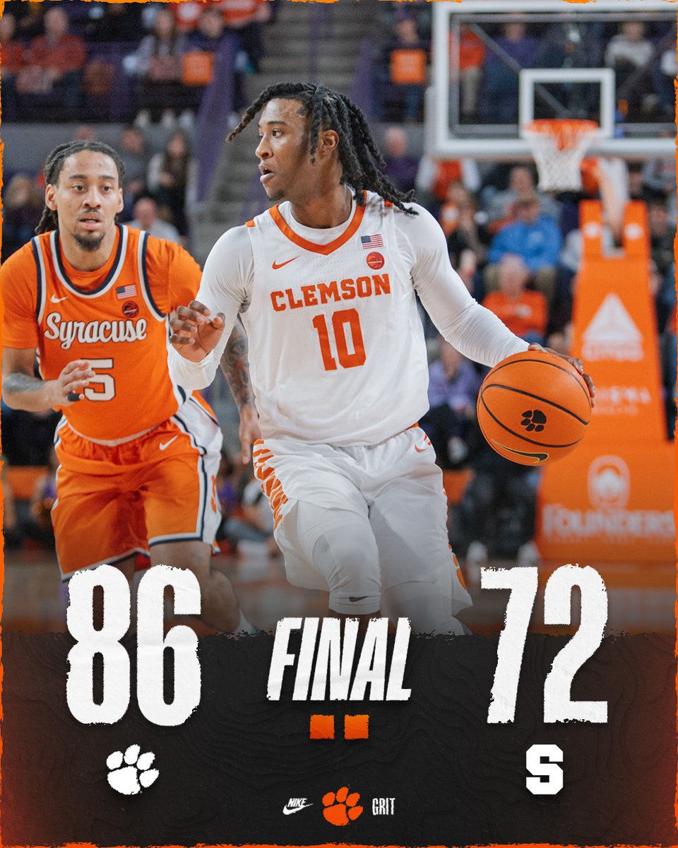 Clemson Basketball tweet media
