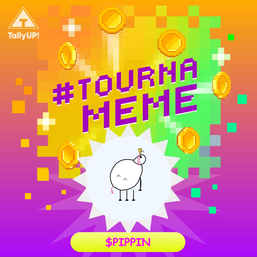 TallyUP! | Tournament for billions. (@tallyup) on Twitter photo NEW TOURNAMEME: PIPPIN! 🦄
EACH PLAYER JOINED = $1 of $PIPPIN added to prize pot up to $1000💰
Entry open for 72 hours⏳
Follow, like and RT this post for access code via DM 🎟️
Win trending memecoins on TallyUP, more about tournamemes👇
$PIPPIN <a href="/pippinlovesyou/">pippinlovesyou</a> #P2E #tallyup NEW TOURNAMEME: PIPPIN! 🦄
EACH PLAYER JOINED = $1 of $PIPPIN added to prize pot up to $1000💰
Entry open for 72 hours⏳
Follow, like and RT this post for access code via DM 🎟️
Win trending memecoins on TallyUP, more about tournamemes👇
$PIPPIN <a href="/pippinlovesyou/">pippinlovesyou</a> #P2E #tallyup