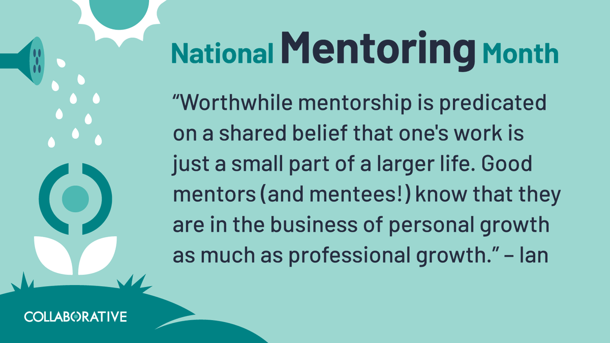 Who shaped your journey, and what does great mentorship mean to you? 

Our team is reflecting on the importance of mentorship and thanking all of our mentors, past and present.