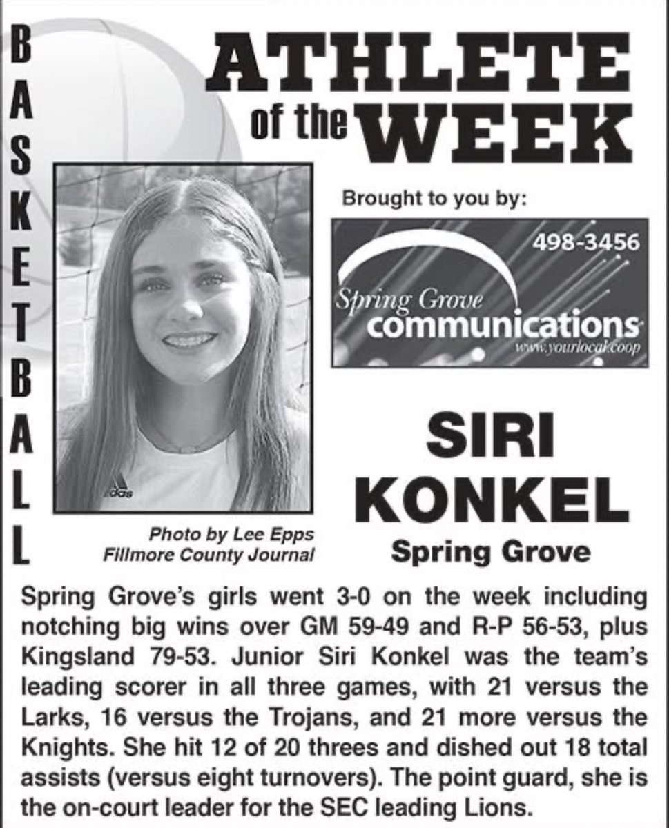 Air Minnesota Basketball (@airminnesota) on Twitter photo So proud of this kid!! <a href="/SiriKonkel/">Siri Konkel</a> <a href="/emma_collins3/">Emma Collins Jech</a> <a href="/DanJech/">Dan Jech</a> <a href="/sg_gbb/">Spring Grove Girls Basketball</a> So proud of this kid!! <a href="/SiriKonkel/">Siri Konkel</a> <a href="/emma_collins3/">Emma Collins Jech</a> <a href="/DanJech/">Dan Jech</a> <a href="/sg_gbb/">Spring Grove Girls Basketball</a>