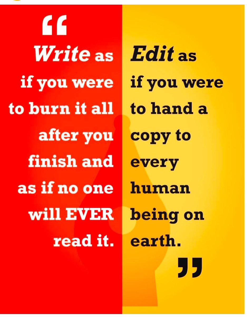JuniorF64690345's tweet photo. Advice ! #writerslift #1K1H
#AmWriting
#AmEditing
#Editing
#WriteMotivation https://t.co/Opu1Ql7WdO