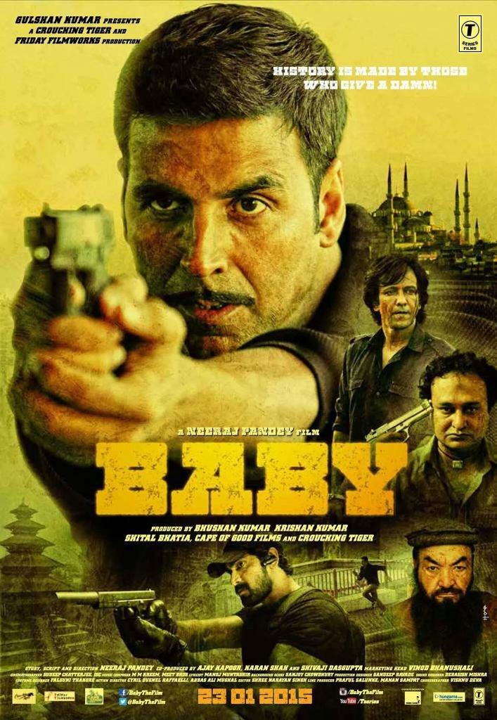 Bhushanadhau1's tweet photo. The journey of Baby completes 10 years today.

HISTORY IS MADE BY THOSE WHO GIVES A DAMN #10YearsOfBaby - Best Spy Thriller Ever 

@akshaykumar @AnupamPKher @RanaDaggubati @taapsee @kaykaymenon02 #DannyDenzongpa @neerajpofficial @ShitalBhatiaFFW @manojmuntashir @PlanC_Studios https://t.co/V5ua5bYk7n