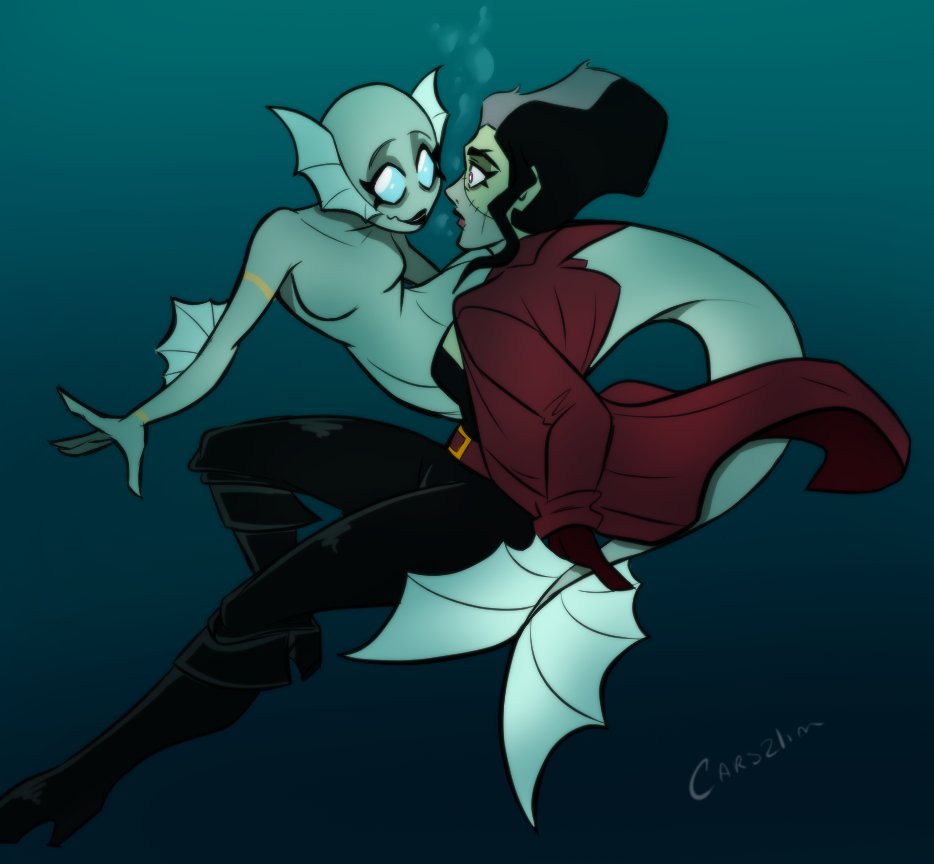 #CreatureCommandos #bride #nina #mermaid