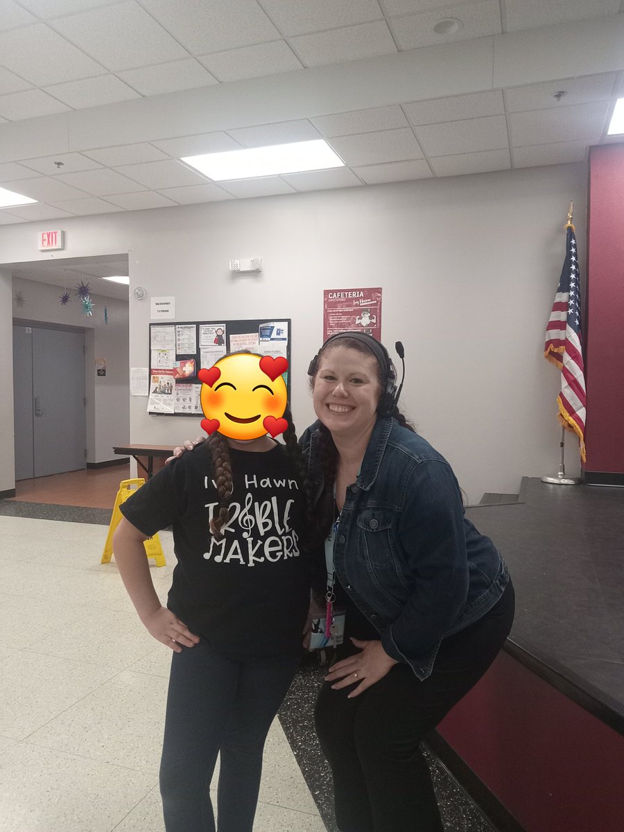 When one of your students plays the music teacher in a showcase and dresses exactly like you! She even got the hairstyle down! 4th grade Battle of the Bands Showcase was great! Proud teacher here! <a href="/IvyHawnSuhr/">Ivy Hawn Principal</a> <a href="/PrycelessAP/">Alicia Pryce</a>