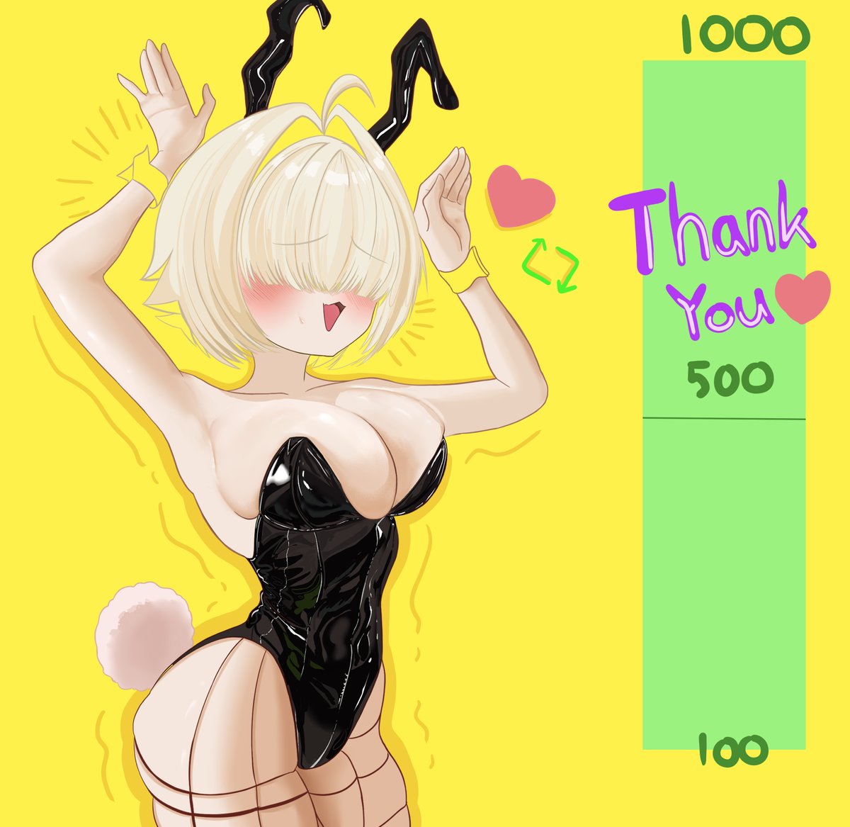 dodo1792295's tweet photo. #ニケ
#メガニケ
#NIKKEfanart
#NIKKE 
#니케 
#Ileg

그림을 그리는걸 좋아하지만 sns  공개하기에는 제  실력이
부족한것 같아 두렵기도 했지만 감사하게도 많은 분들이 
좋아해주셔서  고맙고 뿌듯합니다.  팔로워 100명의
달성이 저에게 있어서 먼꿈이 었는데 이렇게 금방 달성하니
정말 기분이 좋습니다.  욕심을 내보자면 올해 목표는 팔로워 1000명 달성을 노려보고자 합니다. 제 기쁜 모습을 표현하면서도 그리고 싶은 일레그 바니걸을 그렸습니다.
니케를  좋아하는 지휘관들과 그림을 사랑하는  분들에게 이 그림을 받칩니다. 모두 좋은일만  가득하길~
마지막으로 여러분께 물어보고 싶은게 있습니다.
LD를 주력으로 그릴지 SD를 주력으로 그릴지 고민중인데
여러분은 어떤게 더 좋으신가요?
아 진짜마지막으로 Nikke여 영원하라!!!!!

제이티아 (J.Tia) 올림