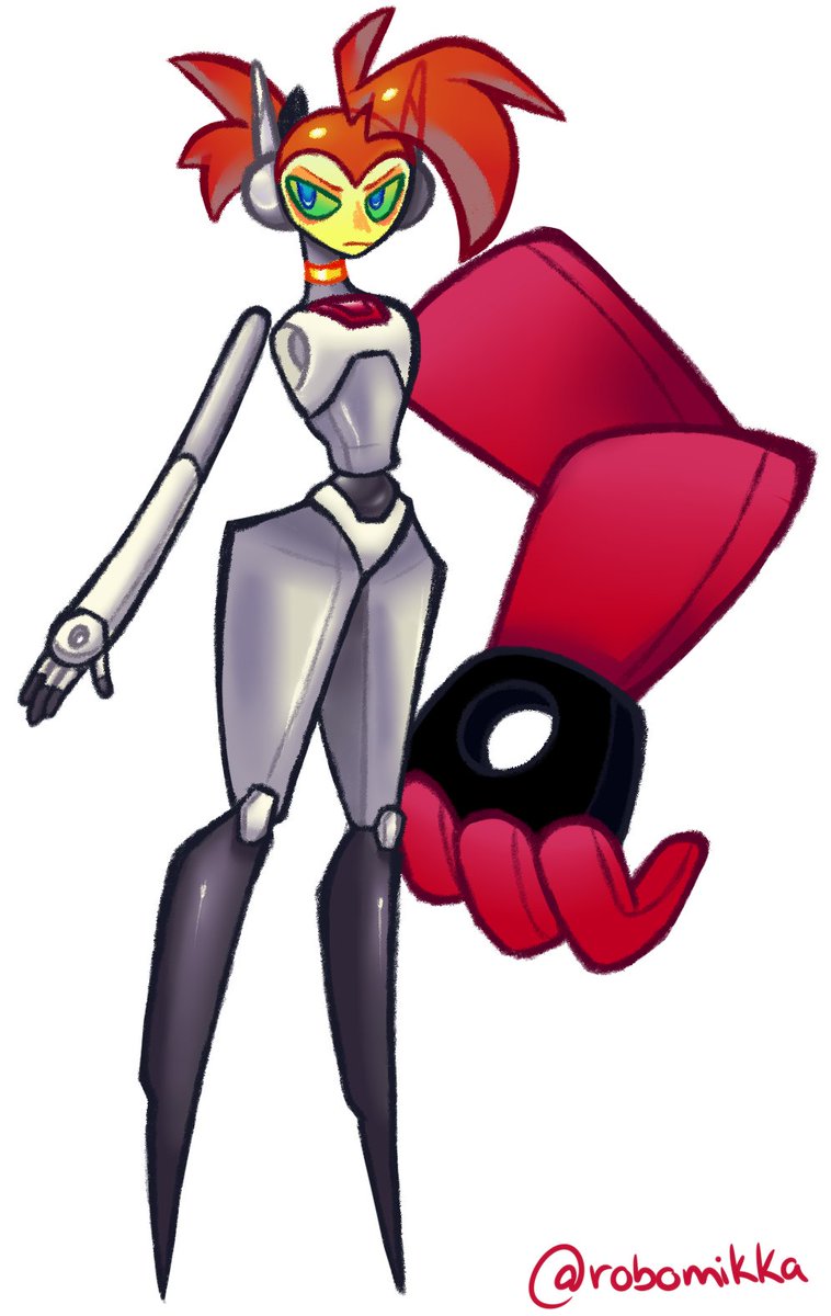 robomikka's tweet photo. Anti-style challenge! I got lazy shading the red arm tho sobs I'm tired...
#antistyle #OC #characterdesign #robot #android #girl #stylized #conceptart #tallgirl https://t.co/NMMZW3ni4s