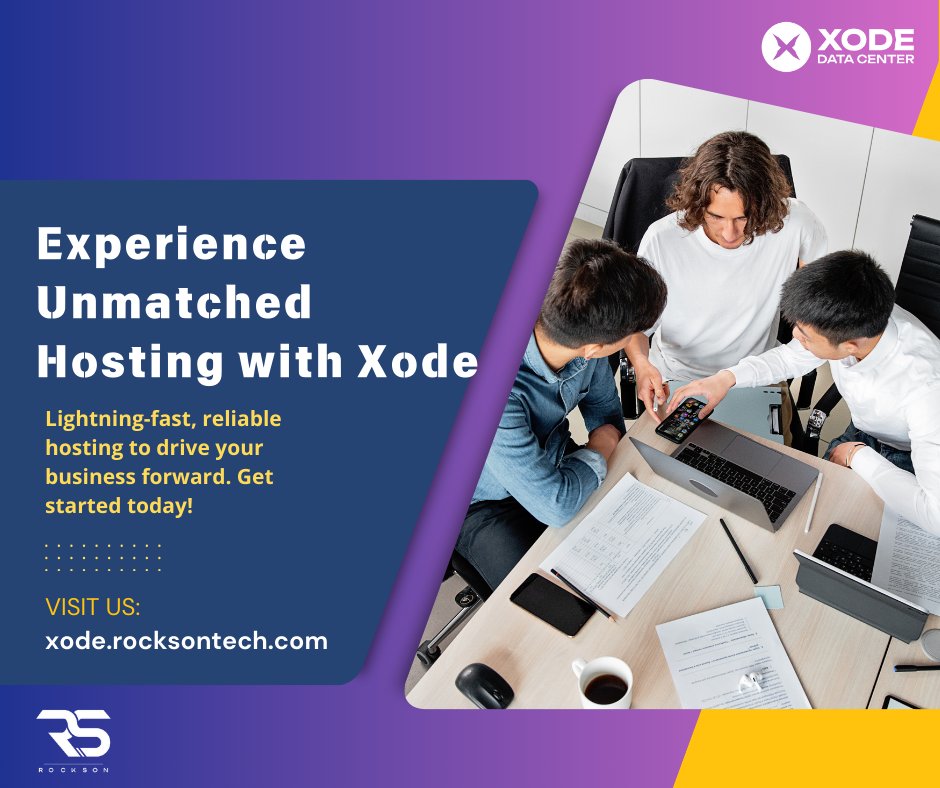 XodeNet's tweet image. Experience Unmatched Hosting with Xode 🚀

Performance-driven web hosting solutions for your business.
#XodeHosting #WebSolutions #ScalableInfrastructure #Web3Ready