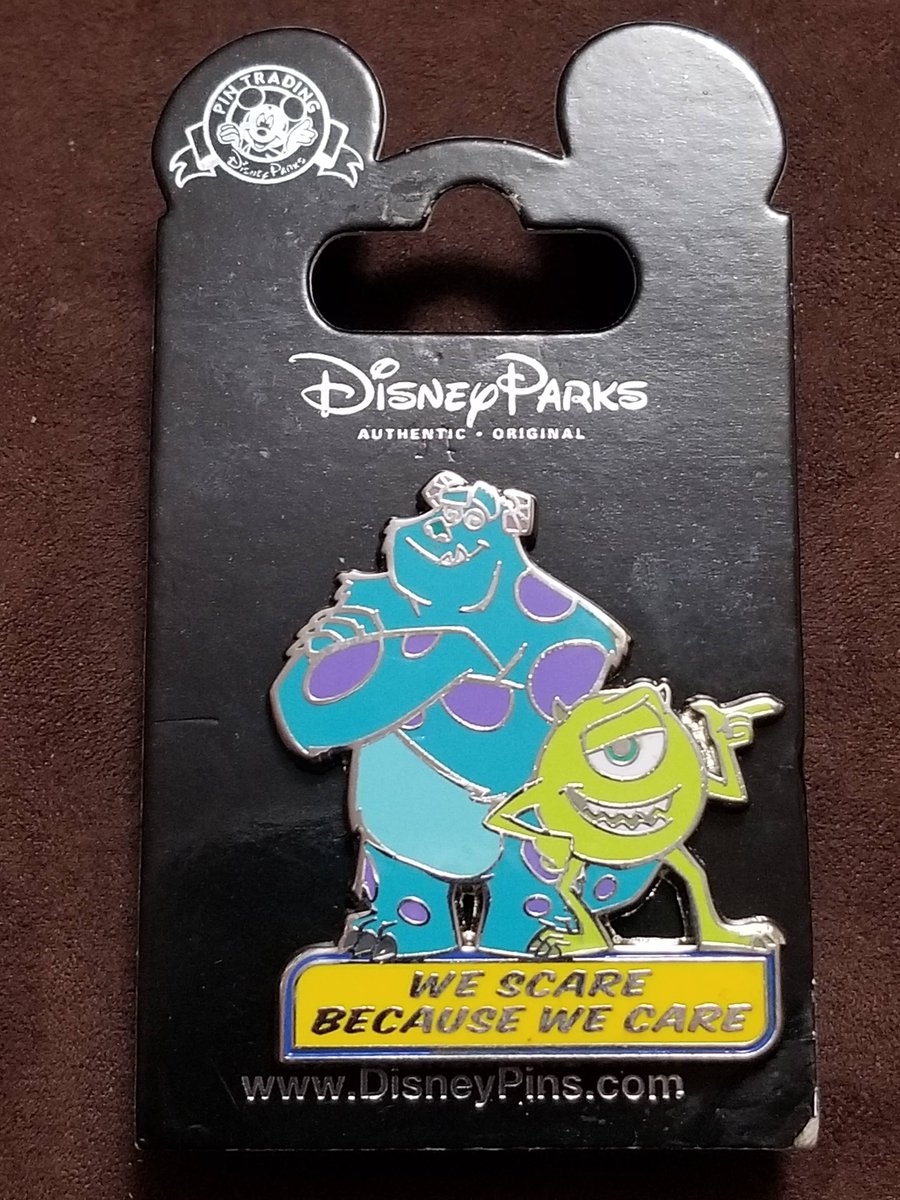 TeriE's tweet photo. CUTE! ~Monsters Inc #MikeWasowski and Sulley #WeScareBecauseWeCare Pin Disney Parks #PIXAR 2014
#disneypins #disneypinsforsale #MikeandSulley #Sulley #disneypintrading #disneypins #collectibles #disneytradingpins #MonstersINC #Pixaranimation
https://t.co/9uKEqQgeG3 https://t.co/buTQKixXlg