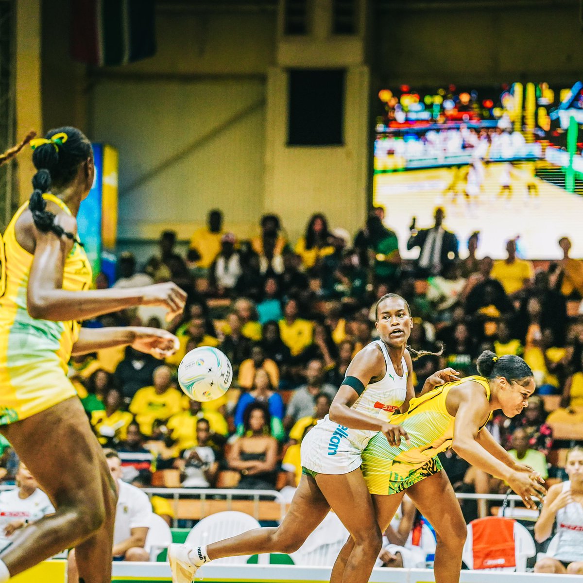 NetballJamaica's tweet photo. Grace, strength, and determination on full display! β¨ Every pass, every jump, every goalβthis is the beauty of netball at its finest. ππ
πΈ : @Stream876
#NetballAction #SunshineGirls #GameStrong #netballjamaica https://t.co/bjrUZjIxox