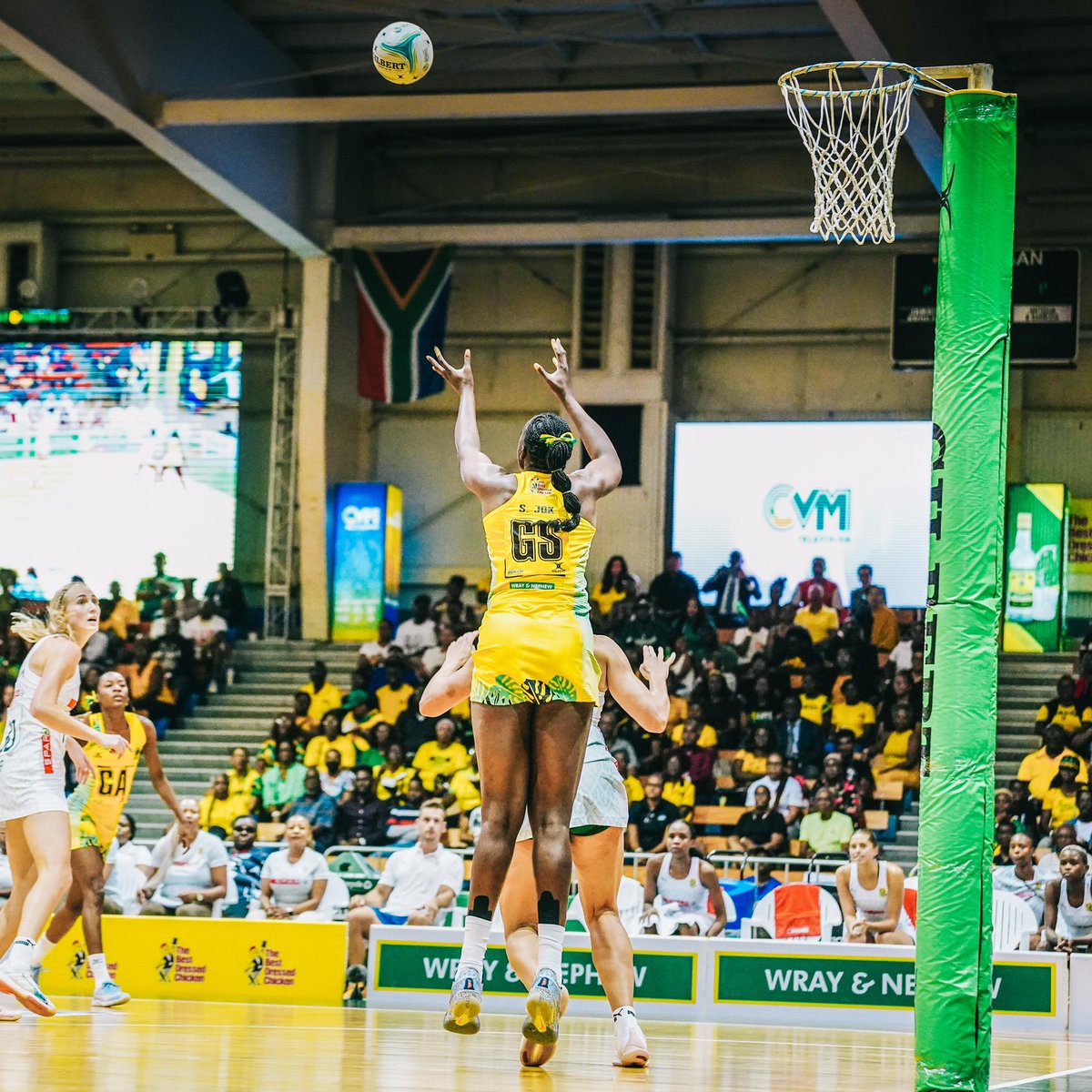 NetballJamaica's tweet photo. Grace, strength, and determination on full display! β¨ Every pass, every jump, every goalβthis is the beauty of netball at its finest. ππ
πΈ : @Stream876
#NetballAction #SunshineGirls #GameStrong #netballjamaica https://t.co/bjrUZjIxox