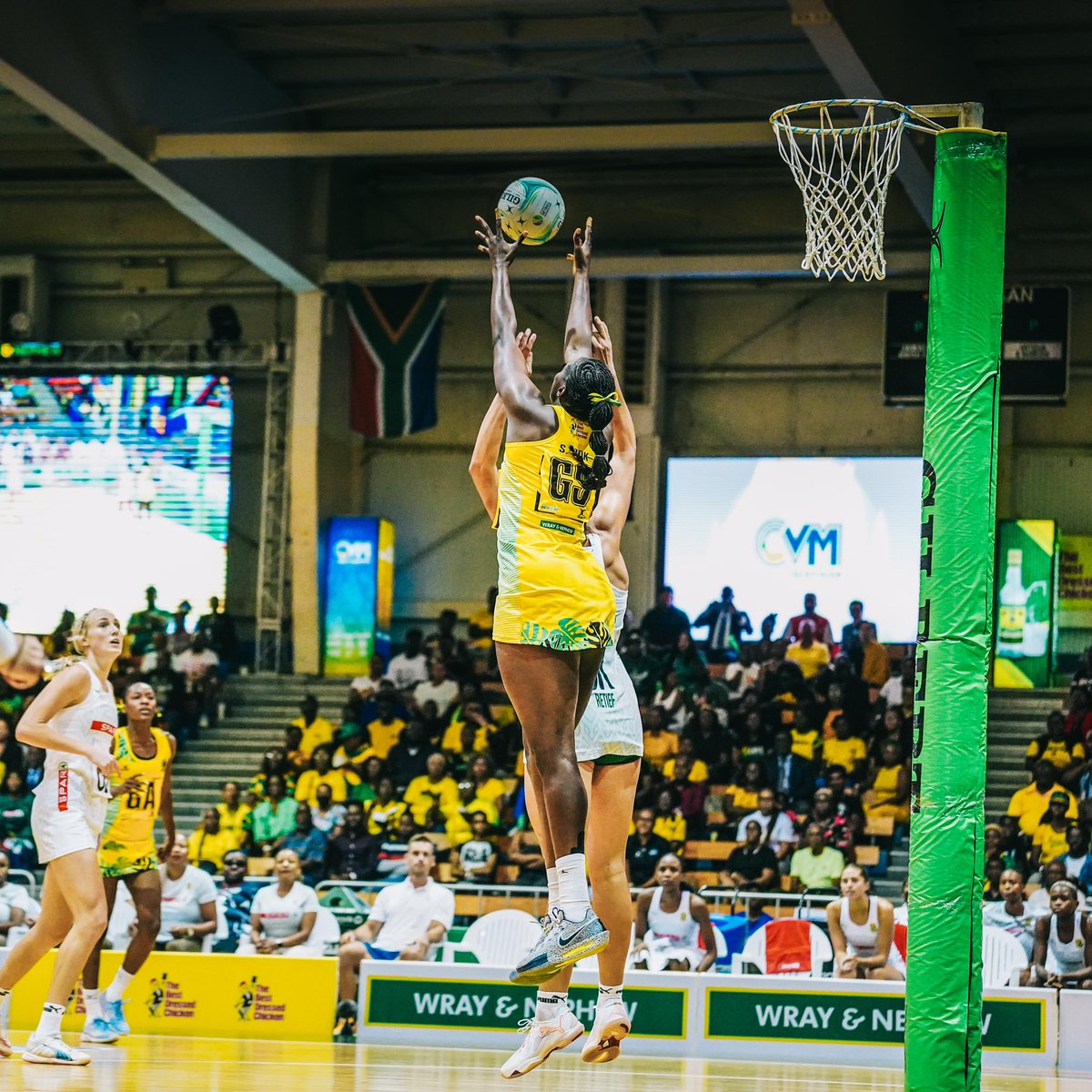 NetballJamaica's tweet photo. Grace, strength, and determination on full display! β¨ Every pass, every jump, every goalβthis is the beauty of netball at its finest. ππ
πΈ : @Stream876
#NetballAction #SunshineGirls #GameStrong #netballjamaica https://t.co/bjrUZjIxox