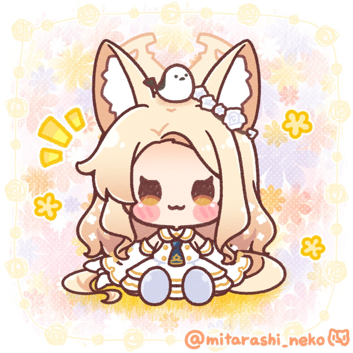 もちもちのぬいぐるみ風セイアさん🕊 ようやくの実装めでたい