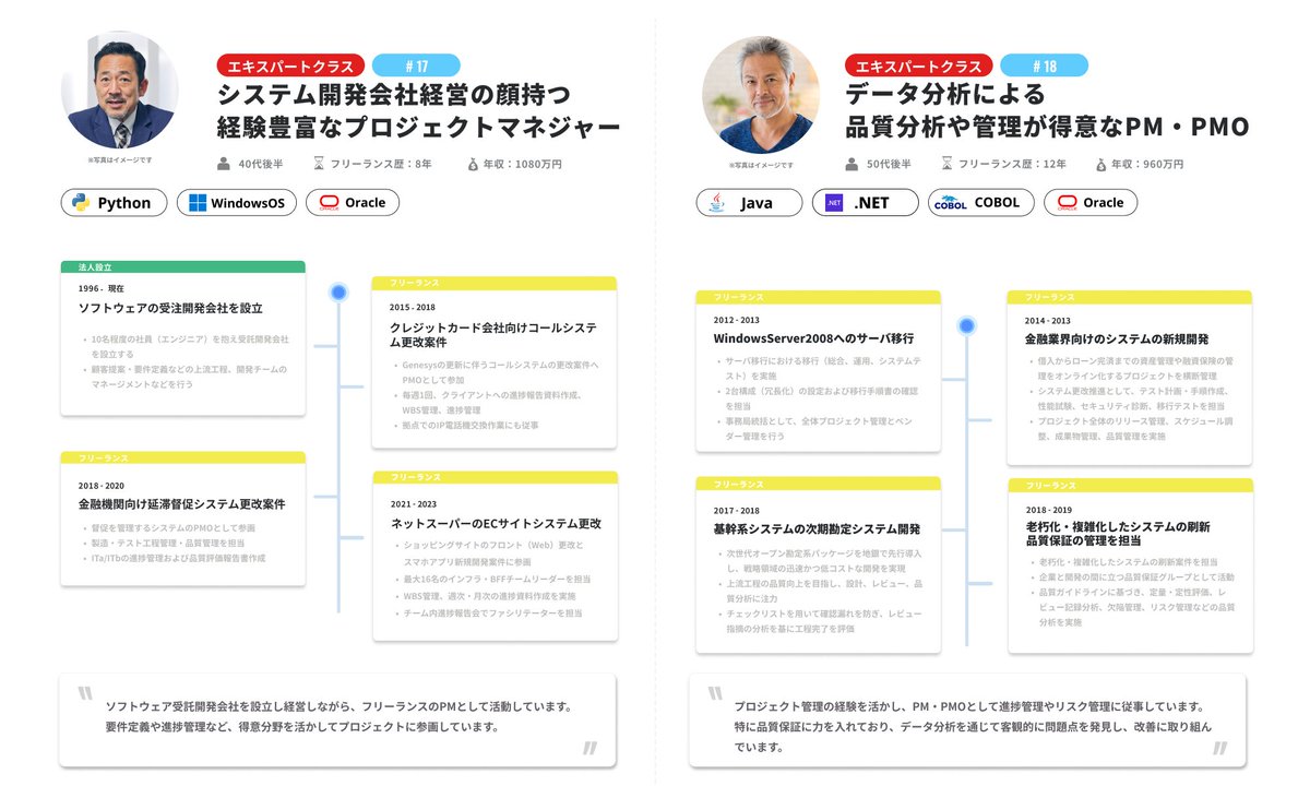 techstock_int's tweet image. PM・PMOのキャリア事例集をプレゼント!
最前線で活躍している32名のスキル、経歴、年収など紹介しています
他で見れない事例集なので、ロールモデルが見つかります
是非ダウンロードして活用してください!!
▽受け取り方法
①@techstock_intをフォロー
②この投稿にいいね
DMにてプレゼント