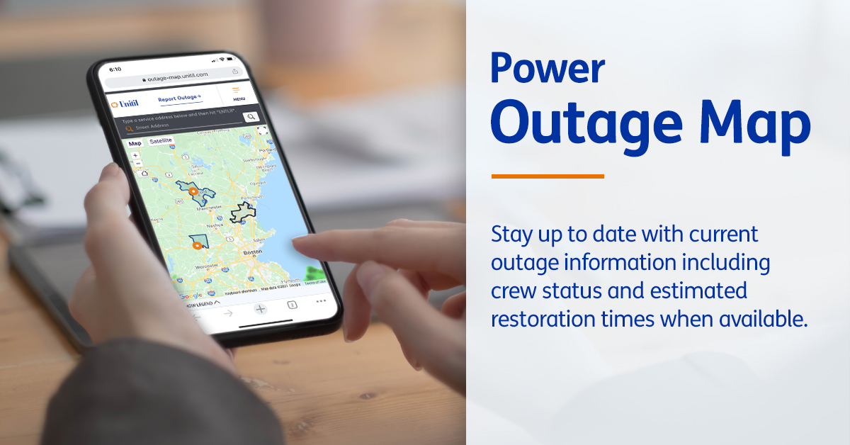 Unitil's tweet photo. A phone system fix has been implemented, and we are continuing to monitor for any residual issues. For emergencies, please call 911. 

To report a power outage, visit https://t.co/rniKN47QK1. https://t.co/lgFgj5VRvN
