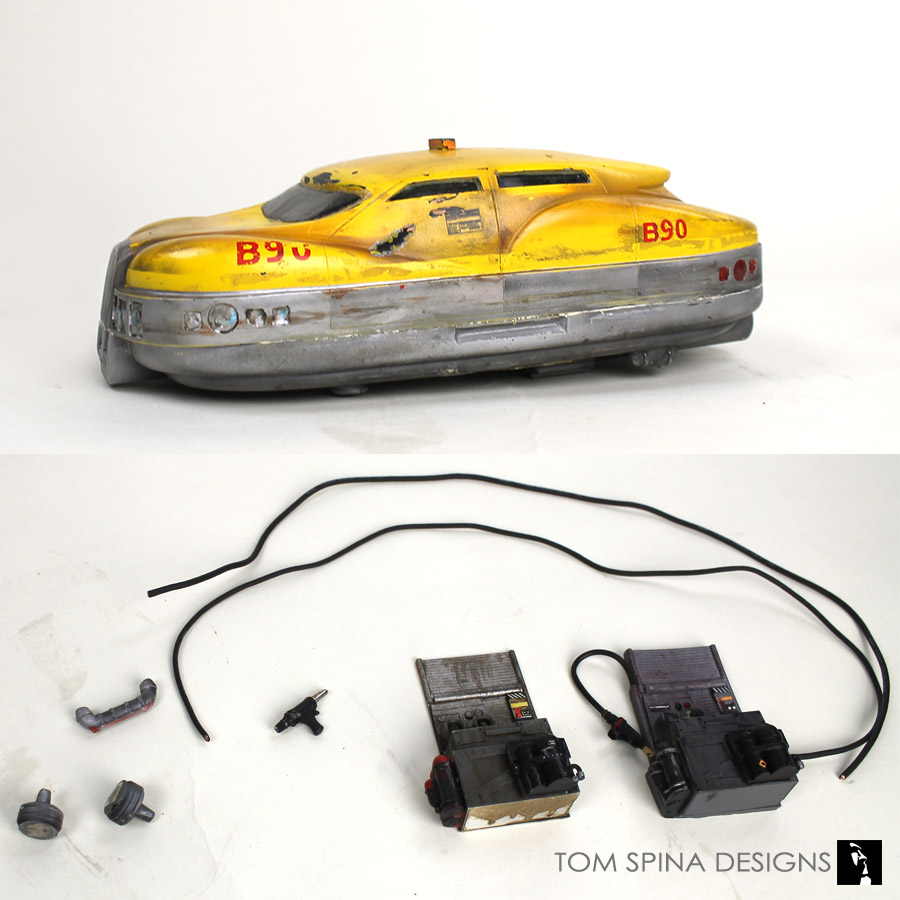 TomSpinaDesigns's tweet photo. We surprised a client with a diorama-style display for his screen-used model #scifi taxi cab and mini gas pumps from #TheFifthElement! See more: https://t.co/YN3Qfg2uHf

#TomSpinaDesigns #BruceWillis #IanHolm #MovieProps #Restoration #Display #FlyingCar #MultiPass #MeatPopsicle https://t.co/OmmLAZQoLQ