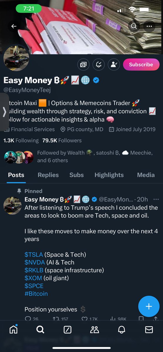 ceddyhavin's tweet image. 🚨THREAD🚨 HOW @EasyMoneyTeej (BitcoinTeej) uses his followers/black community as Exit Liquidity on PUMP AND DUMPS.