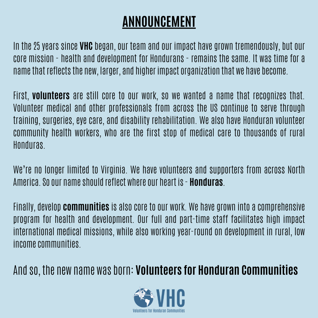 VHC Honduras tweet media