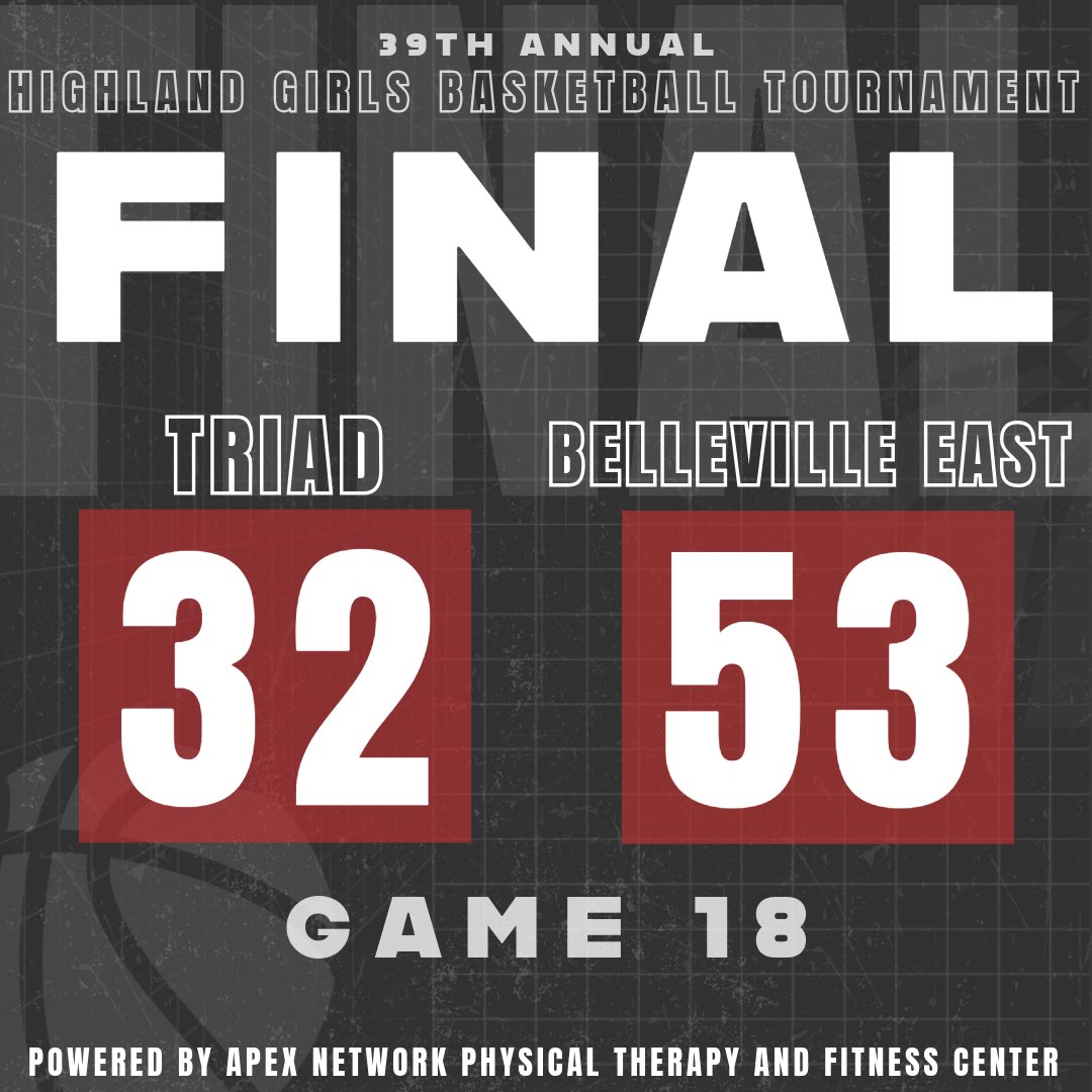 Highland Apex Physical Therapy and Fitness Center Girls Basketball Tournament Game 18 final