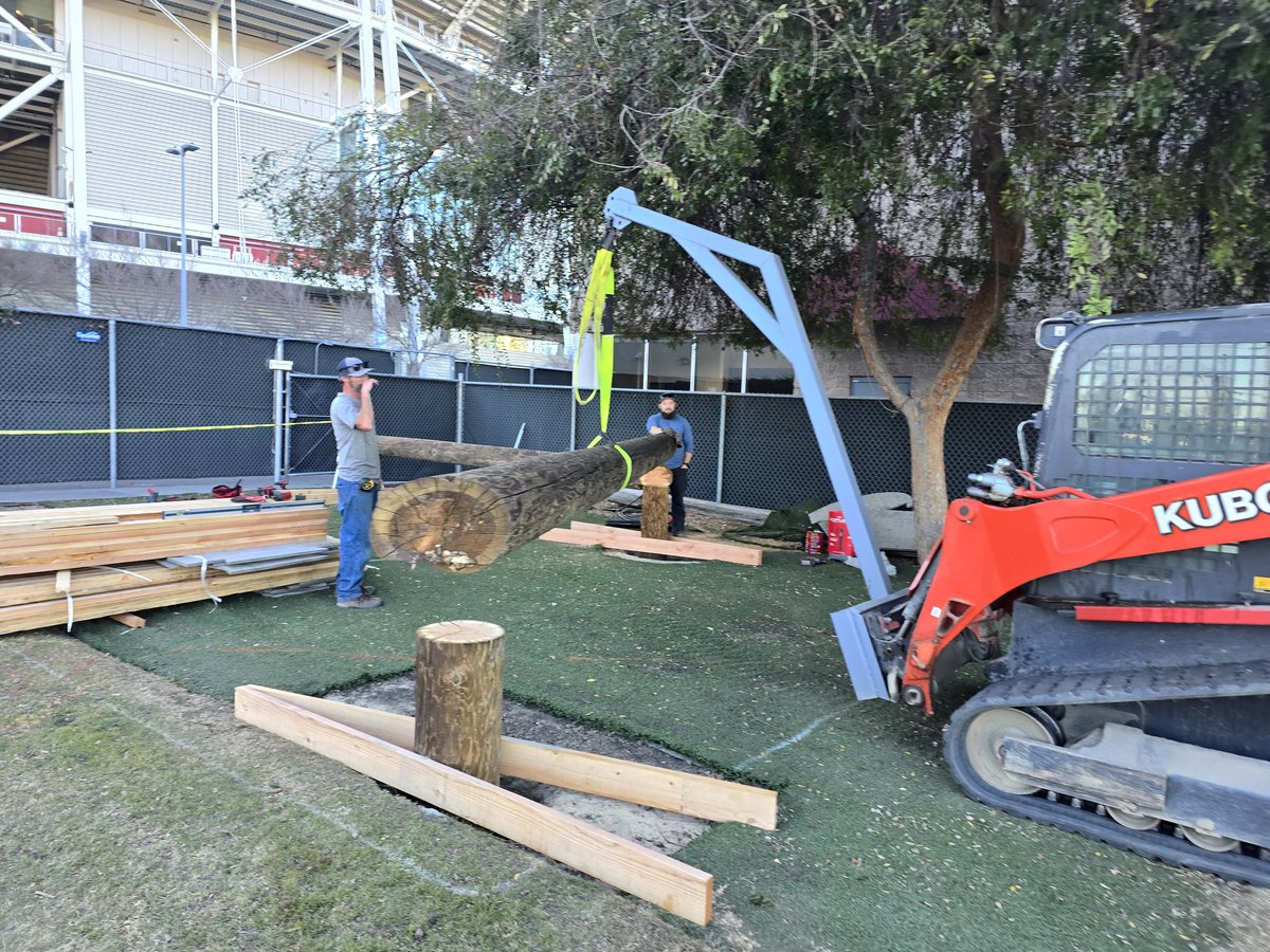 We normally build green homes, but sometimes Green Constructors does different things, like build training obstacle courses for NFL sports teams in Silicon Valley.